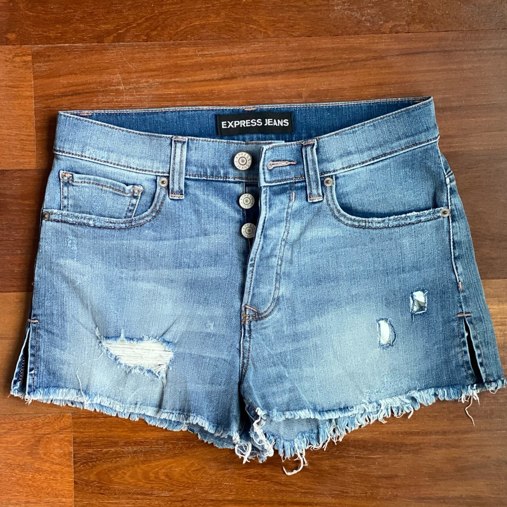 Express highrise shorts